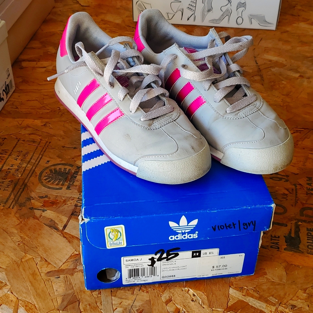 Adidas Shoes violet and grey